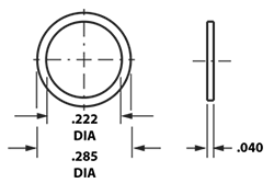 Poly-form Ring Seal Diagram